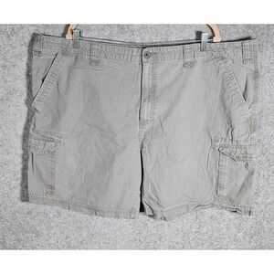 Cabelas Ripstop Cargo Shorts Mens Size 48 Gray Pockets Gorpcore Hiking Outdoor
